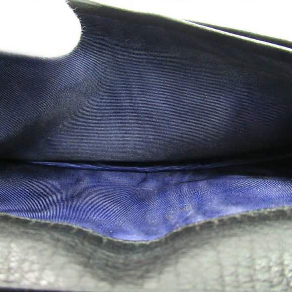 Salvatore ferragamo long pills Gunchini canvas ~ leather Auth used T10106 - Picture 6 of 8